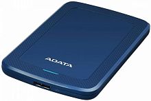 Внешний жесткий диск 2.5 A-DATA 2Tb HV300 Blue AHV300-2TU31-CBL