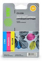 Картридж струйный совместимый Cactus CS-LX26 E260A21E многоцветный