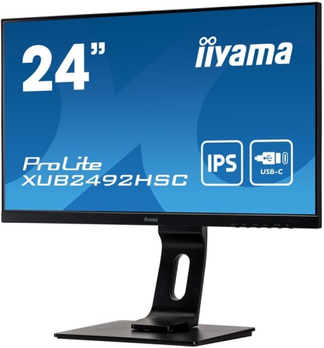 Монитор Iiyama ProLite XUB2492HSC-B5 черный фото 4