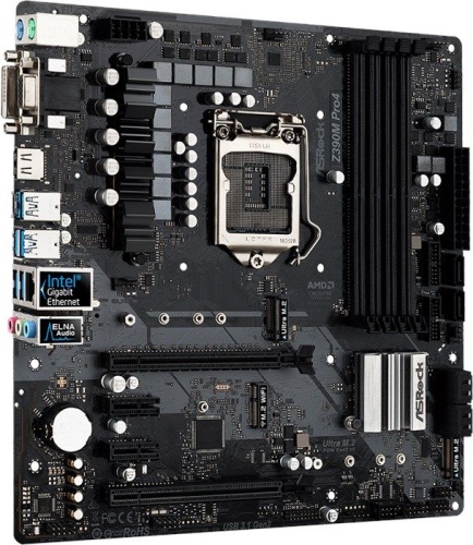 Мат. плата Socket1151v2 ASRock Z390M PRO4 фото 3