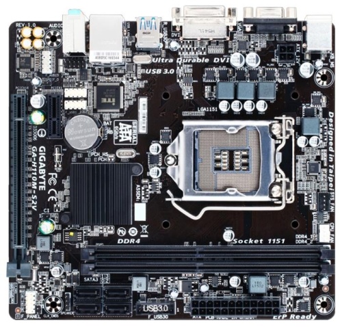 Мат. плата Socket1151 GIGABYTE GA-H110M-S2V