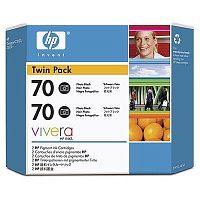 Оригинальный струйный картридж Hewlett Packard 70 Twin Pack CB340A