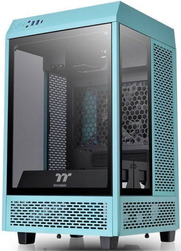 Корпус HTPC Thermaltake The Tower 100 Turquoise бирюзовый CA-1R3-00SBWN-00 фото 5