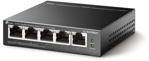 Коммутатор неуправляемый TP-Link TL-SG1005LP 5G 4PoE+ 40W фото 2