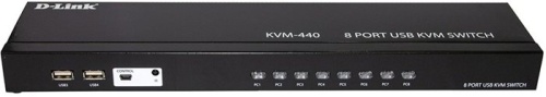 Переключатель KVM D-Link KVM-440/C1A,