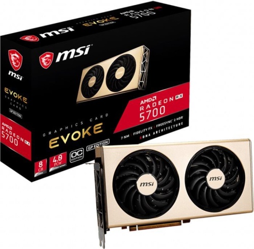 Видеокарта PCI-E MSI 8192Mb RX 5700 EVOKE GP OC фото 5