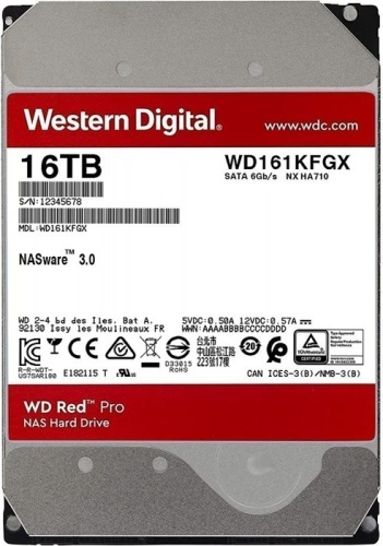 Жесткий диск SATA HDD Western Digital 16Tb WD161KFGX NAS Red Pro Жесткий диск SATA HDD Western Digital 16Tb WD161KFGX NAS Red Pro