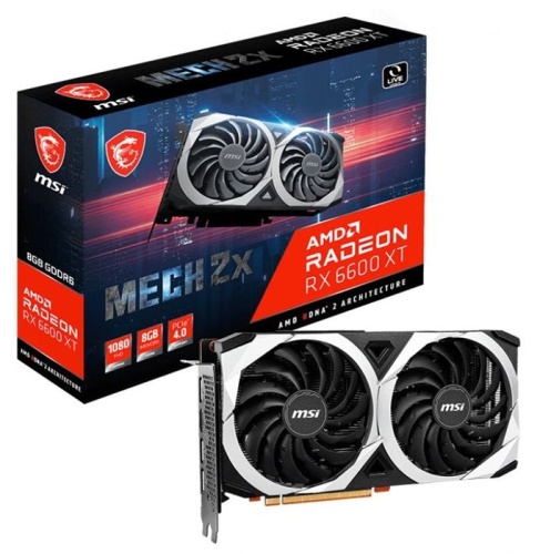 Видеокарта PCI-E MSI 8192Mb RX 6600 MECH 2X 8G RU