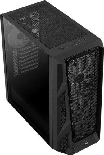 Корпус Miditower Aerocool AirHawk Duo-G-BK-v1 черный ACCM-PB19033.11 фото 10