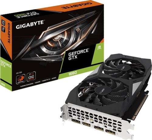 Видеокарта PCI-E GIGABYTE 6144Mb GTX1660 GV-N1660OC-6GD фото 6