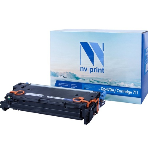 Картридж совместимый лазерный NV Print Q6470A/Canon 711 Black NV-Q6470A/711Bk