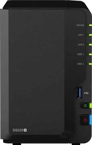 Сетевое хранилище данных (NAS) Synology DS220+ фото 2