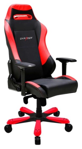 Игровое кресло DXRacer OH/IS11/NR Iron чёрно-красное фото 5 Игровое кресло DXRacer OH/IS11/NR Iron чёрно-красное фото 5