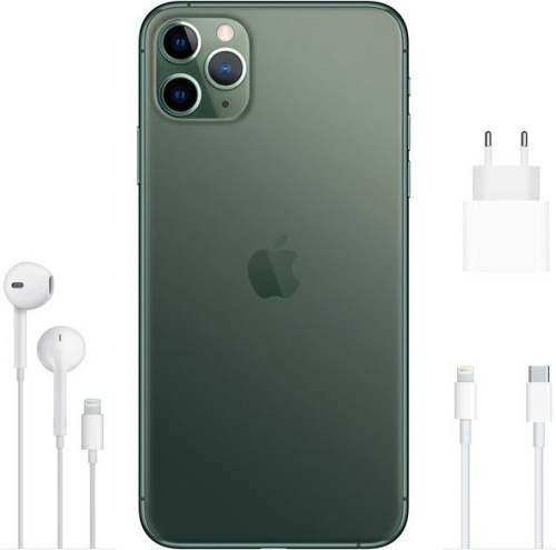 Смартфон Apple iPhone 11 Pro Max 512GB Midnight Green MWHR2RU/A фото 3