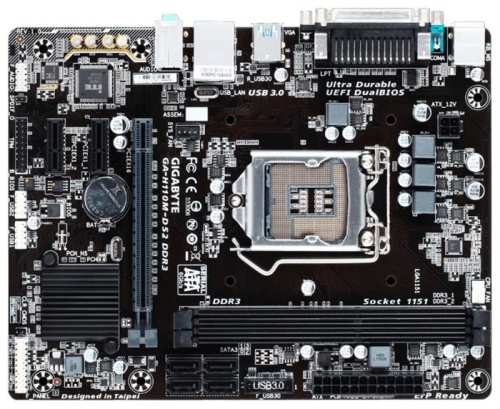 Мат. плата Socket1151 GIGABYTE GA-H110M-DS2 DDR3