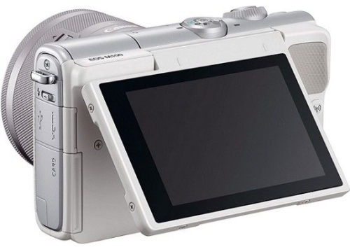 Цифровой фотоаппарат Canon EOS M100 белый 2210C012 фото 6
