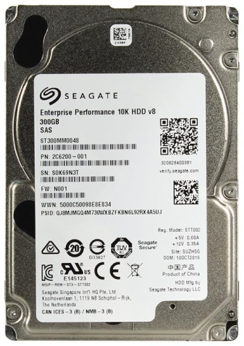 Жесткий диск SAS HDD 2.5 Seagate 300Gb Enterprise Performance 10K ST300MM0048