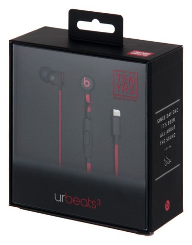 Наушники BEATS Urbeats3 Decade Collection черный/красный MRXX2ZE/A фото 5