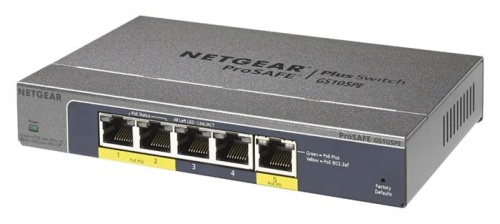 Коммутатор неуправляемый Netgear GS105PE-10000S фото 2