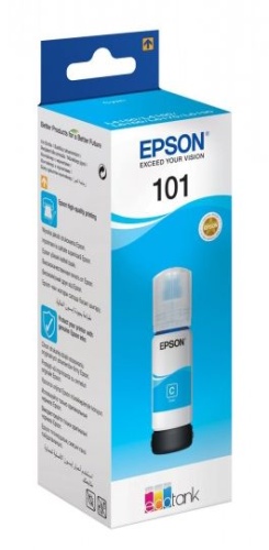 Оригинальный струйный картридж Epson L101 C13T03V24A синий фото 2