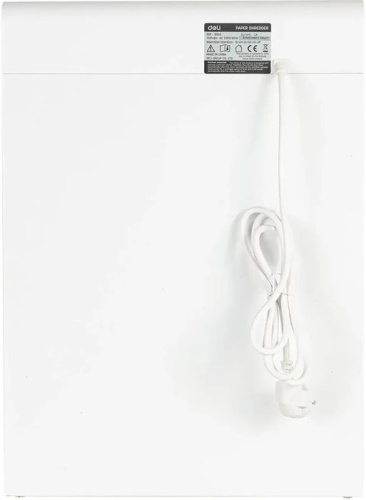 Уничтожитель бумаг (шредер) Deli E9903-EU белый/черный фото 4 Уничтожитель бумаг (шредер) Deli E9903-EU белый/черный фото 4