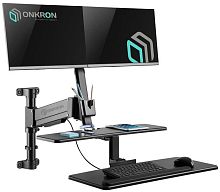 Кронштейн для монитора ONKRON W6G чёрная