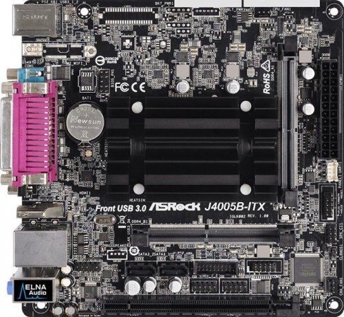 Мат. плата с CPU ASRock J4005B-ITX