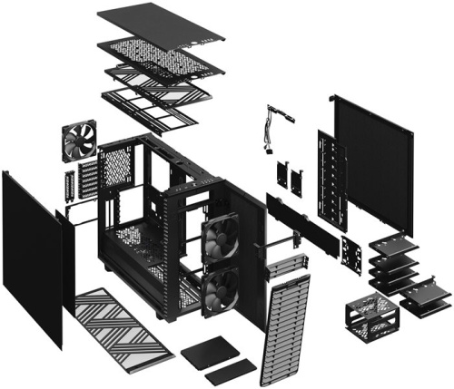 Корпус Fulltower Fractal Design Define 7 Solid черный FD-C-DEF7A-01 фото 3