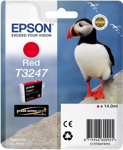 Оригинальный струйный картридж Epson T324740 Red C13T32474010