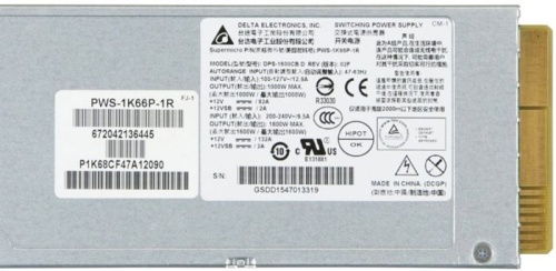 Блок питания Supermicro 1600Вт PWS-1K66P-1R фото 3 Блок питания Supermicro 1600Вт PWS-1K66P-1R фото 3