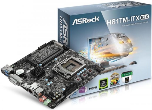 Мат. плата Socket1150 ASRock H81TM-ITX R2.0 фото 4