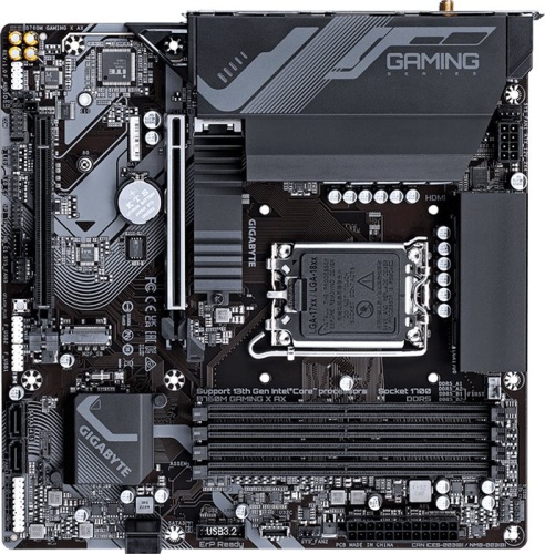 Мат. плата Socket1700 GIGABYTE B760M GAMING X AX фото 3