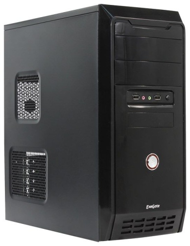 Корпус Miditower EXEGATE UN-615 Black EX261458RUS