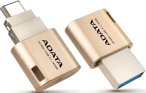 Накопитель USB flash A-DATA 64GB Choice UC350 (Gold) AUC350-64G-CGD фото 2