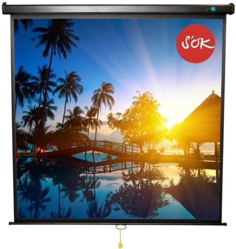 Экран проекционный Sakura Cinema S OK SCPSW-200x200BLCK