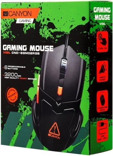 Игровая мышь CANYON Vigil GM-2 CND-SGM02RGB фото 5 Игровая мышь CANYON Vigil GM-2 CND-SGM02RGB фото 5