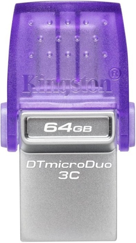 Накопитель USB flash Kingston 64Gb DataTraveler microDuo 3C DTDUO3CG3/64GB фото 2