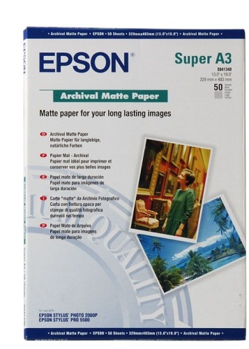 Бумага Epson Archival Matter Paper C13S041340