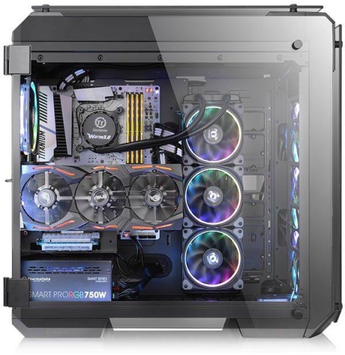 Корпус Fulltower Thermaltake View 71 TG черный CA-1I7-00F1WN-00 фото 8