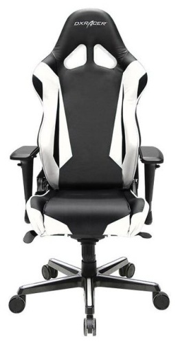 Игровое кресло DXRacer OH/RJ001/NW Racing чёрно-белое фото 4 Игровое кресло DXRacer OH/RJ001/NW Racing чёрно-белое фото 4