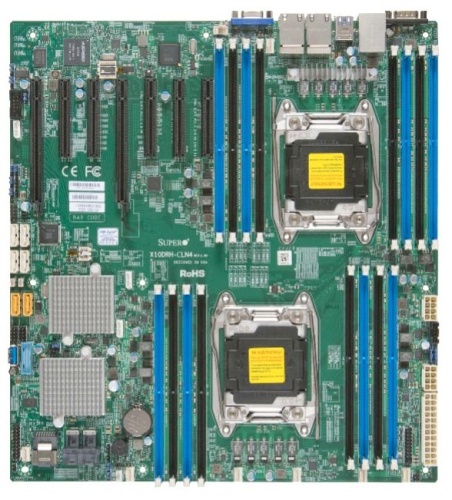 Мат. плата Socket2011-3 Supermicro MBD-X10DRH-ILN4-O Мат. плата Socket2011-3 Supermicro MBD-X10DRH-ILN4-O