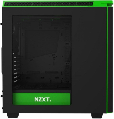 Корпус Miditower NZXT CA-H442W-M9 H440 BLACK/GREEN фото 2