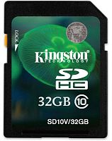 Карта памяти SDHC Kingston 32ГБ SD10V/32GB