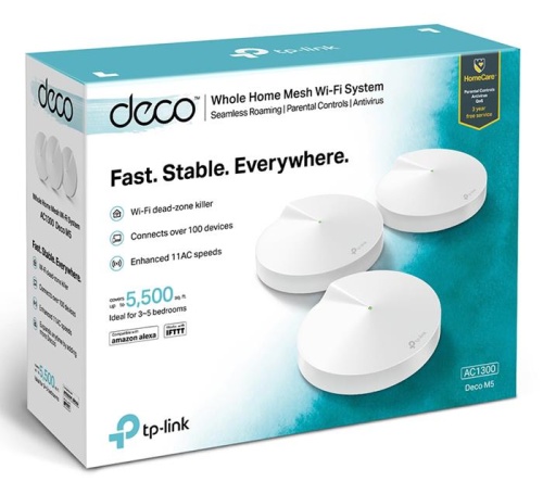 Маршрутизатор WiFI TP-Link Deco M5(3-Pack) фото 4