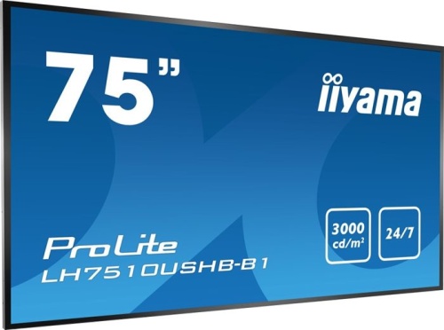 Панель ЖК Iiyama LH7510USHB-B1 черный фото 3