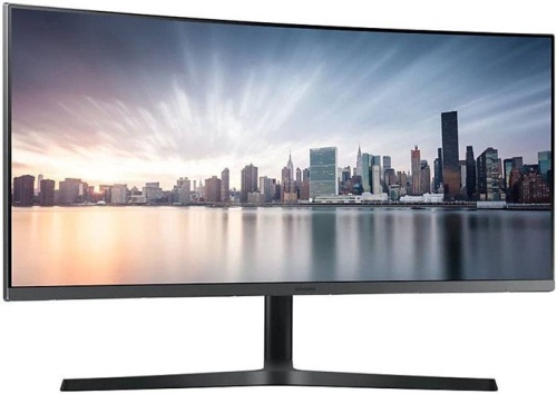 Монитор Samsung LC34H890WGIXCI черный фото 2