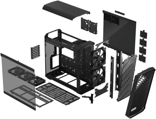 Корпус Fulltower Fractal Design Torrent Black TG Light Tint черный FD-C-TOR1A-01 фото 15