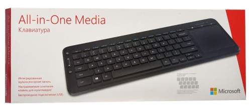 Клавиатура Microsoft All-in-One Media Multimedia Touch черный N9Z-00018-М фото 3 Клавиатура Microsoft All-in-One Media Multimedia Touch черный N9Z-00018-М фото 3