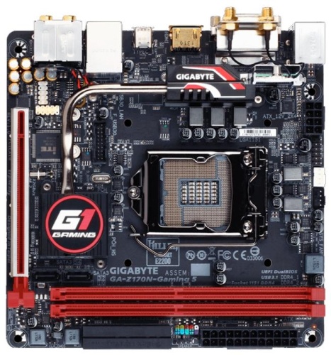 Мат. плата Socket1151 GIGABYTE GA-Z170N-Gaming 5