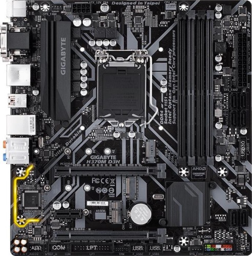 Мат. плата Socket1151v2 GIGABYTE H370M D3H